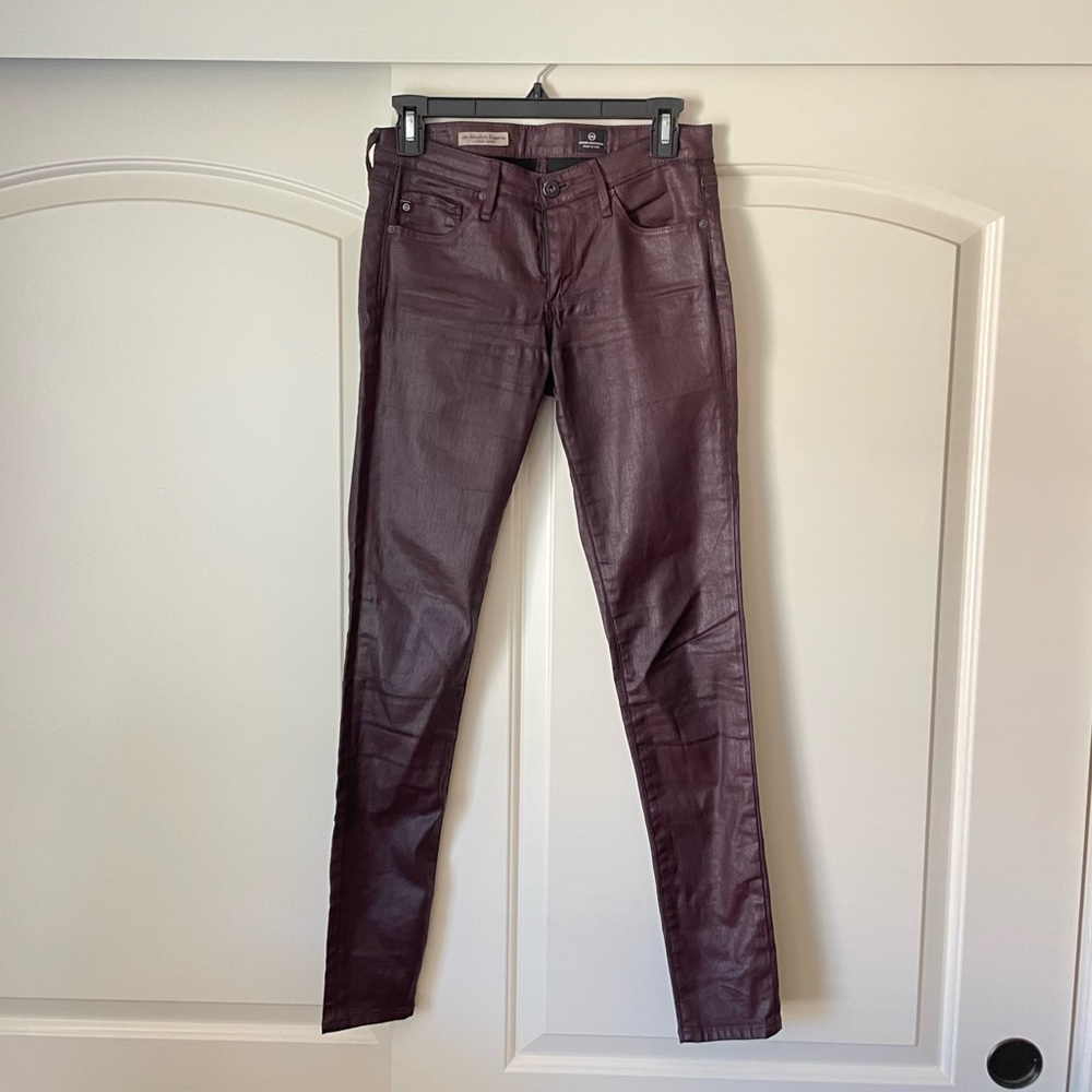 AG Adriano Goldschmied Coated Jeans - the Absolute Legging in Extreme Skinny 26